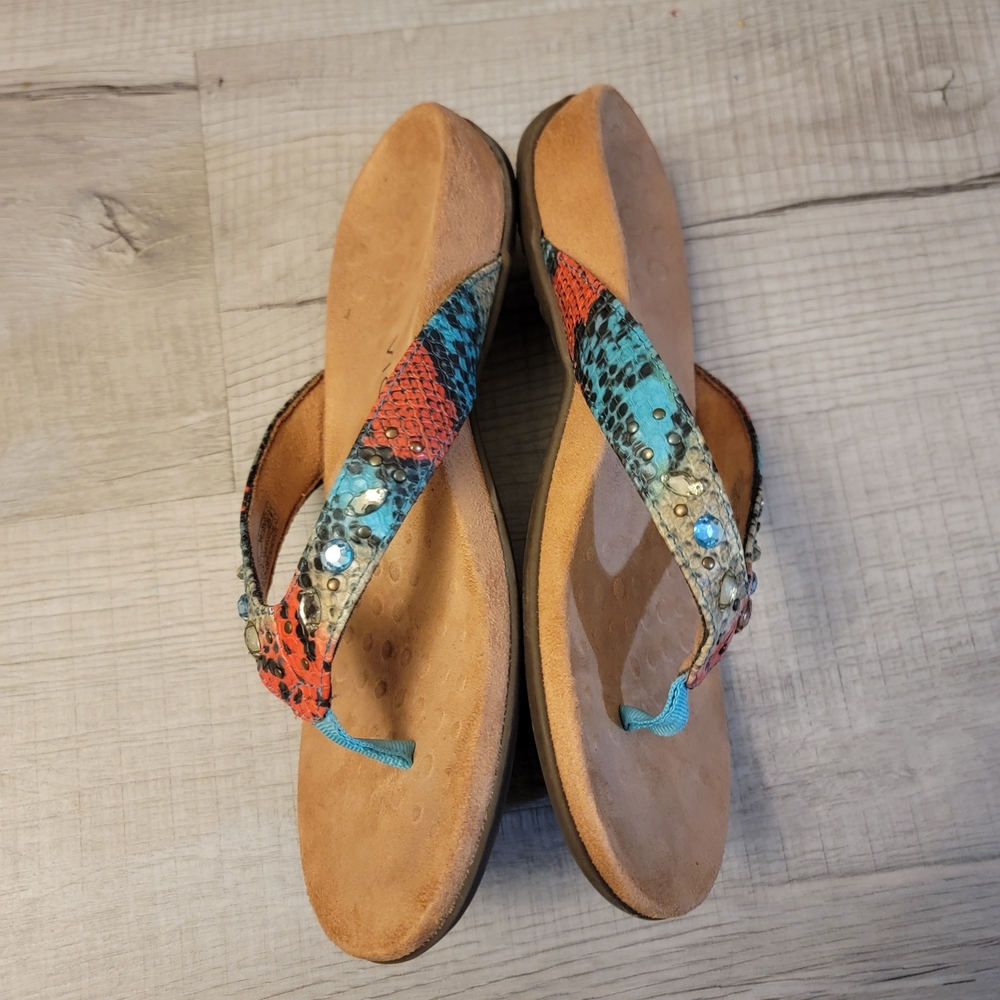 Vionic Women's Multicolor Sequin Sandals - Picture 3 of 6
